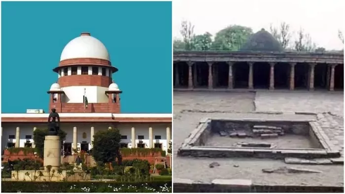 सुप्रीम कोर्ट ने धार स्थित भोजशाला में एएसआई की सर्वे पर रोक लगाने से इनकार कर दिया है।(फोटो सोर्स: जागरण)
