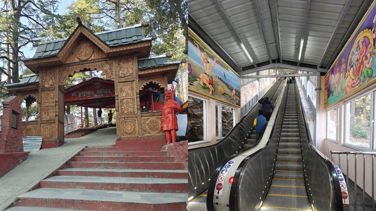 jakhu temple escalator will be operational again in shimla