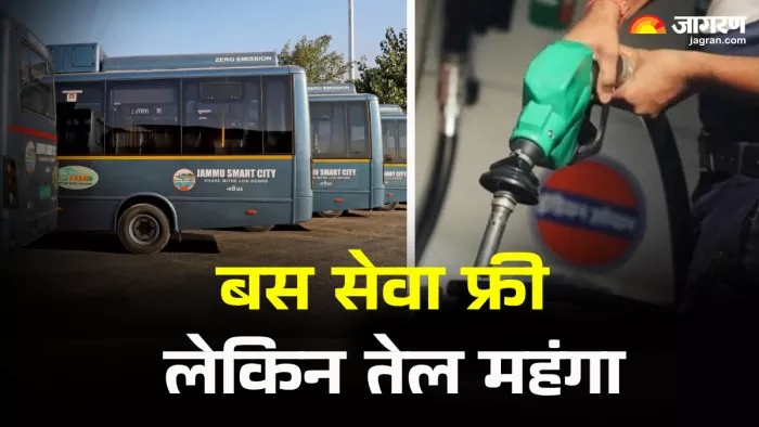 जम्मू-कश्मीर में आज से बढ़ जाएंगे पेट्रोल डीजल के दाम (जागरण ग्राफिक्स)