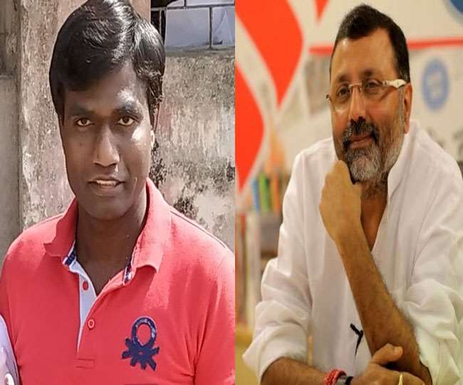 Nishikant Dubey BJP MP: गोड्डा के सांसद निशिकांत दूबे और देवघर के पूर्व उपायुक्त मंजूनाथ भजंत्री।