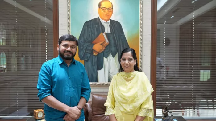 Lok Sabha Election 2024: कन्हैया कुमार ने सीएम अरविंद केजरीवाल की पत्नी सुनीता से की मुलाकात