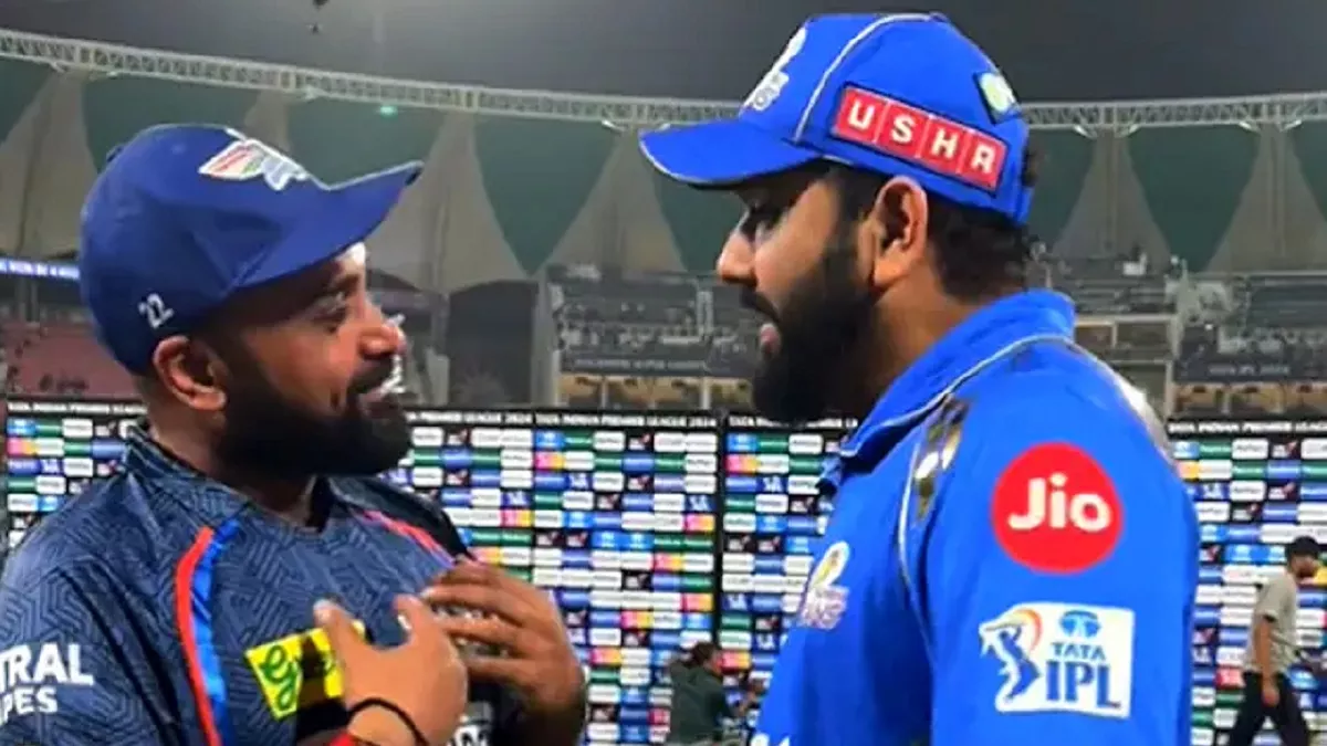 LSG vs MI: ''आप मुझसे बस 3 साल बड़े हो?'' Rohit Sharma रह गए हक्‍के-बक्‍के, जब LSG के स्‍टार खिलाड़ी ने बताई अपनी उम्र