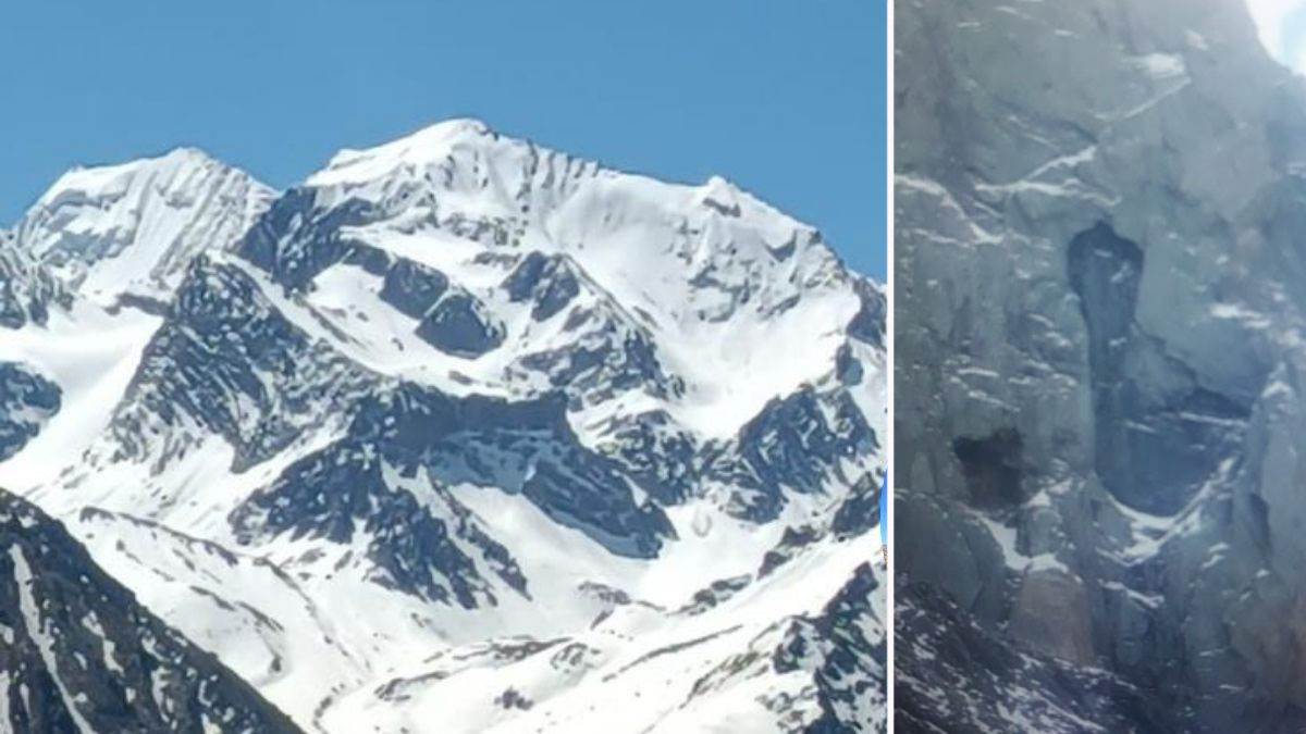 adi kailas yatra 2025 new sheshnag figure appears on om parvat