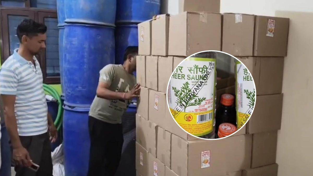 fake liquor factory was running near police station in punjab 4 people arrested stock recovered