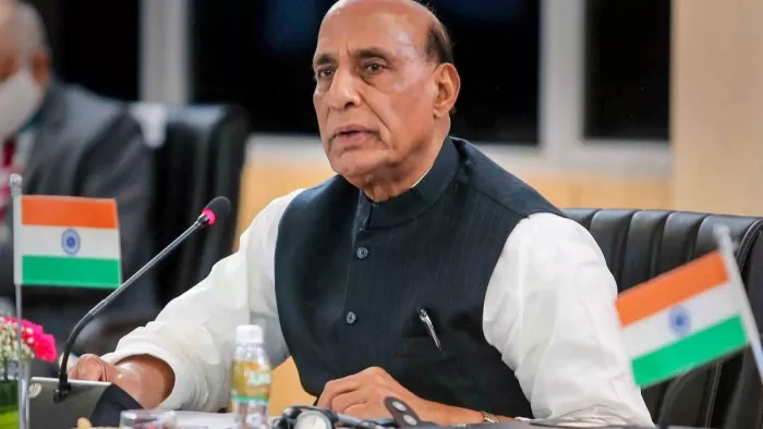 राजनाथ सिंह ने की अमेरिकी रक्षा मंत्री पीट हेगसेथ से बात। (फाइल फोटो)