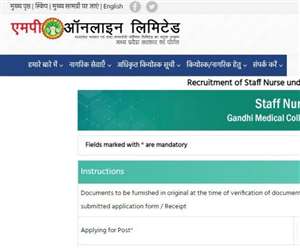 GMC Bhopal Recruitment 2021: गांधी मेडिकल कॉलेज, भोपाल ( Gandhi Medical College, GMC Bhopal) में स्टाफ नर्स