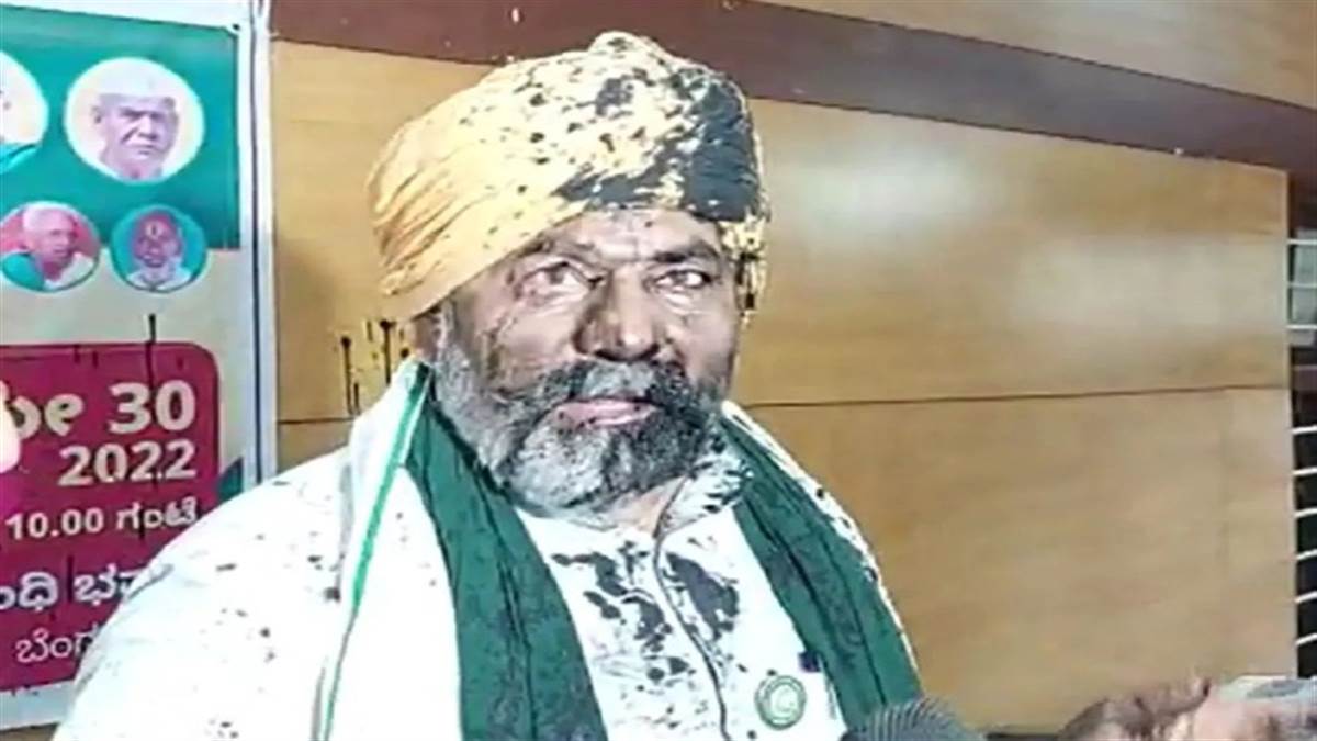 bku spokesperson rakesh tikait black ink case farmers took out procession said should given z plus security