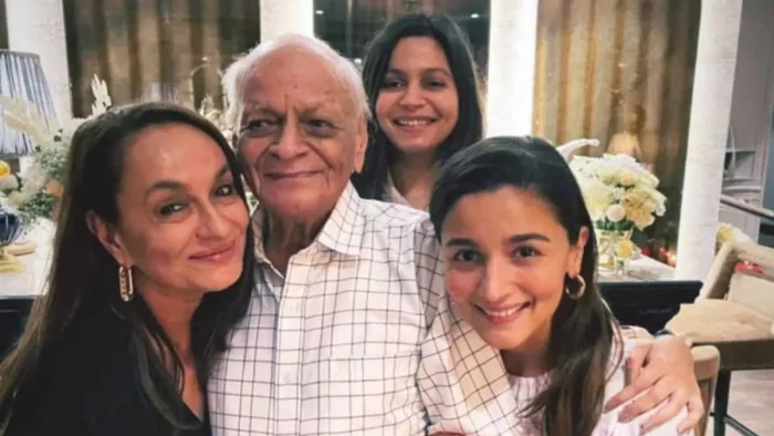 Alia Bhatt Grand Father Passes Away At 93, Instagram