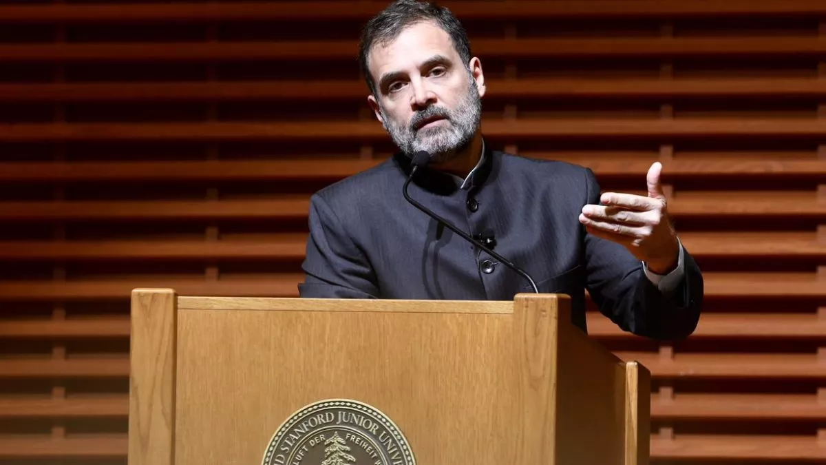 कभी नहीं सोचा था इतनी बड़ी सजा मिलेगी लेकिन संसद सदस्यता जाने पर US में बोले  राहुल गांधी - Rahul Gandhi in US Stanford University said Never thought  would get big punishment