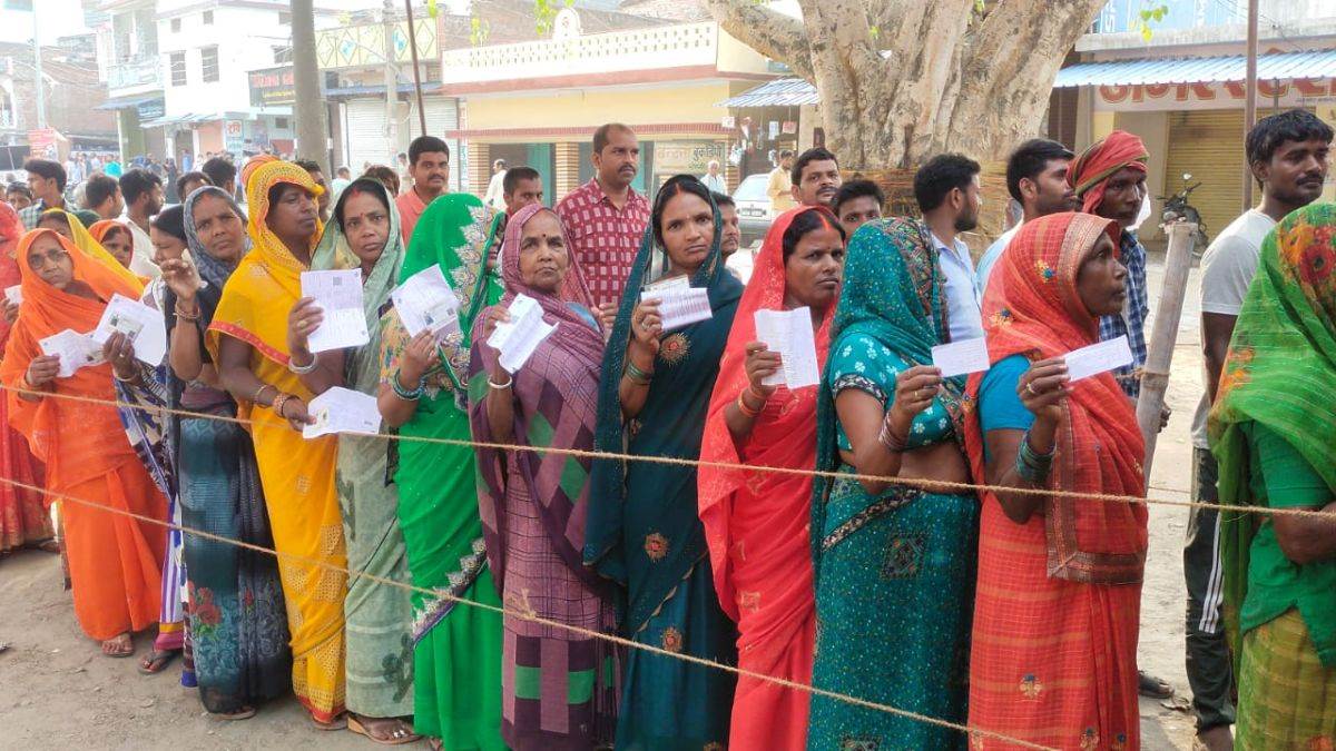 voting started in kushinagar amid tight security for lok sabha election