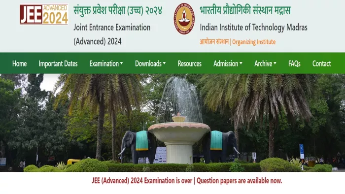 JEE Advanced 2024 Answer Key हुई जारी।