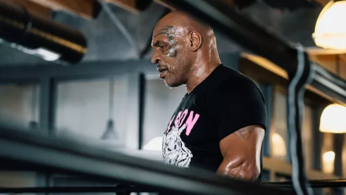 Mike Tyson का मुकाबला फिलहाल स्थागित। फाइल फोटो