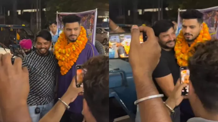 वैभव अरोड़ा का अंबाला में हुआ जमकर स्वागत