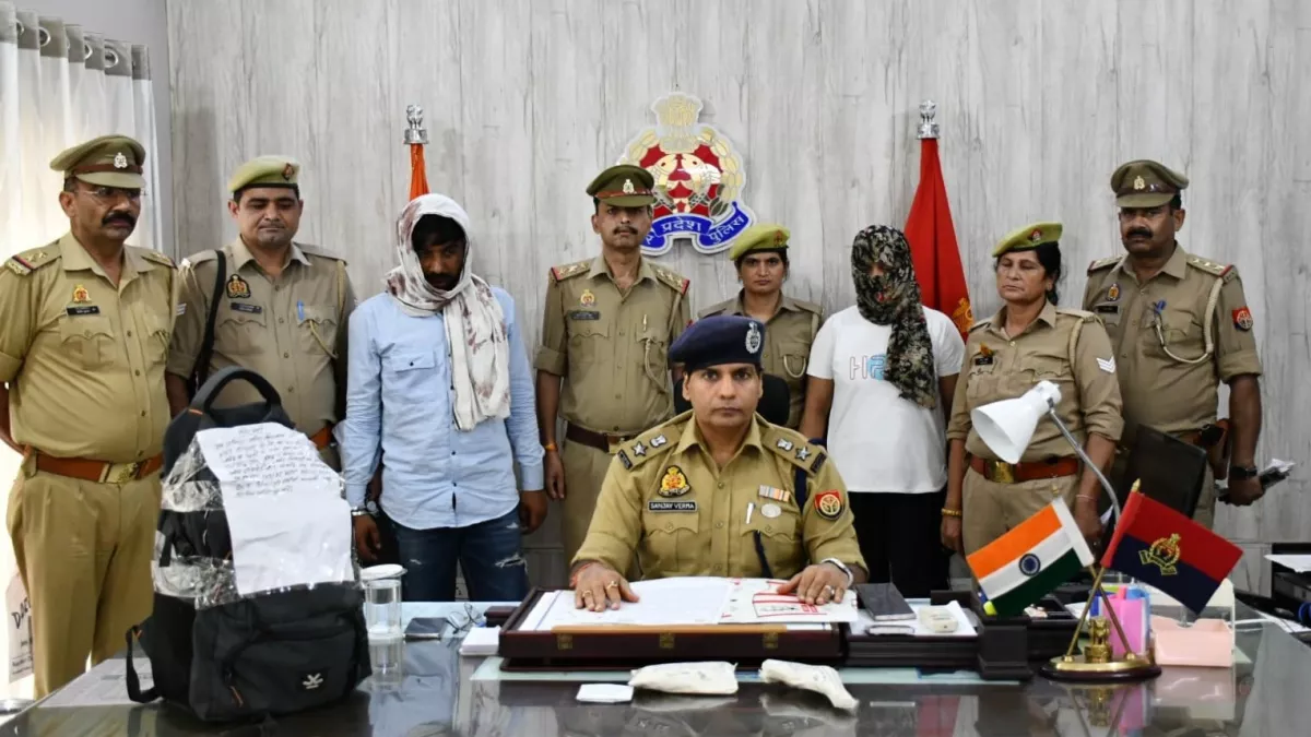 UP News: पुलिस कस्टडी से बदमाश को छुड़ाने जा रहे थे दंपती, मुठभेड़ में पति घायल