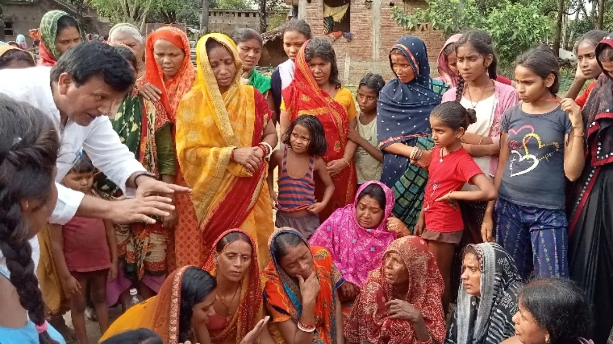 कहलगांव में खेत से घर लौट रही थी चाची-भतीजी, ठनका की चपेट में आने से हुई मौत