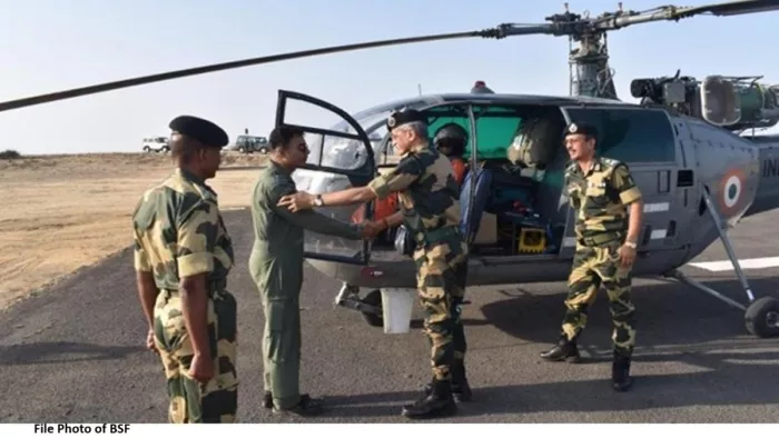 BSF Gujarat Frontiers: सीमा सुरक्षा बल यानी बॉर्डर सिक्योरिटी फोर्स गुजरात की फाइल फोटो।