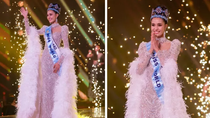 Thailand की Opal Suchata ने जीता मिस वर्ल्ड का खिताब। (Image Credit- Instagram)