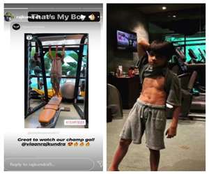 Raj Kundra shared workout video of son Viaan, Tiger Shroff react and said this.