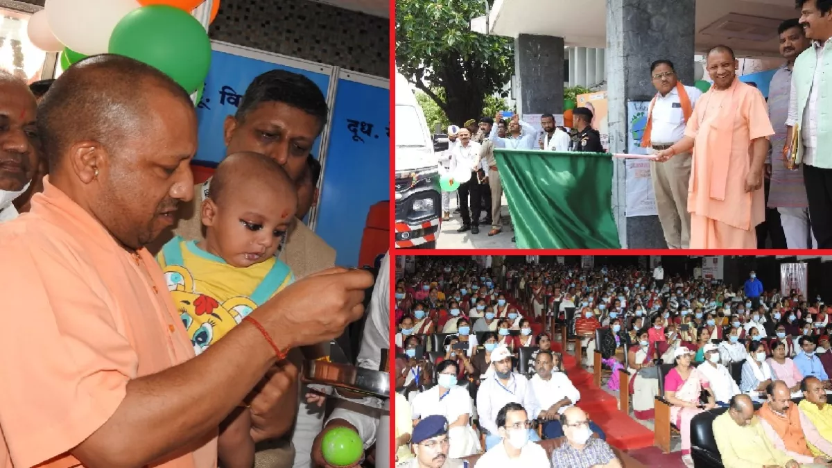 CM Yogi In Gorakhpur: मुख्यमंत्री ने संचारी रोग नियंत्रण व दस्तक अभियान का किया शुभारंभ, बोले- हमारे लिए हर बच्चा अमूल्य धरोहर