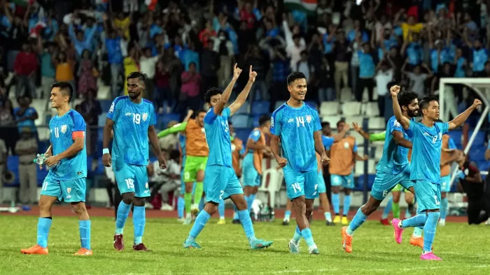 SAFF चैंपियनशिप के फाइनल में पहुंचा भारत, कुवैत को सेमीफाइल में हराया।