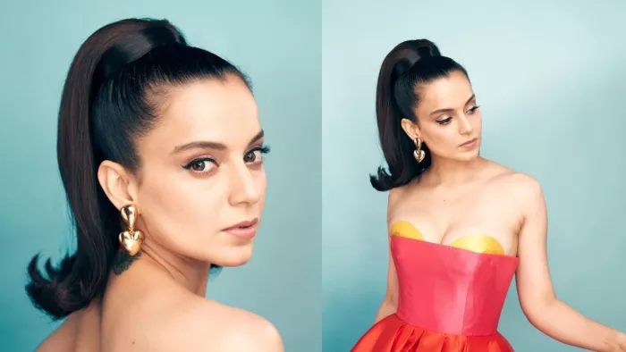 Kangana Ranaut Barbie Doll Look at Tiku Weds Sheru Success Party. Photo- Instagram