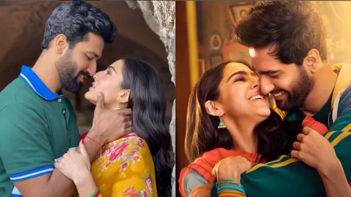 Still Image of Vicky Kaushal and Sara Ali Khan from ZHZB