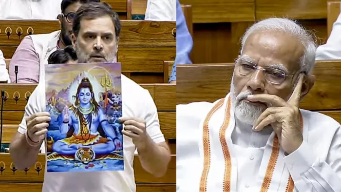 संसद सत्र के छठे दिन विपक्ष के नेता राहुल गांधी कई मौकों पर केंद्र सरकार को घेरते नजर आए। (ANI)