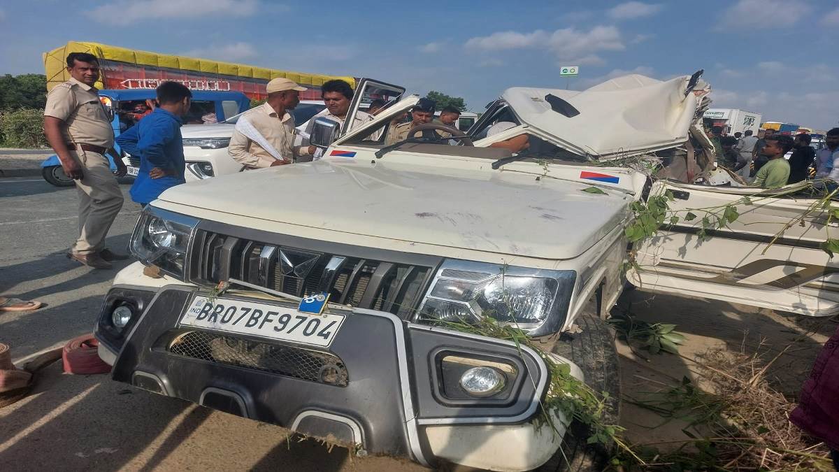 major road accident in darbhanga esi died darbhanga news