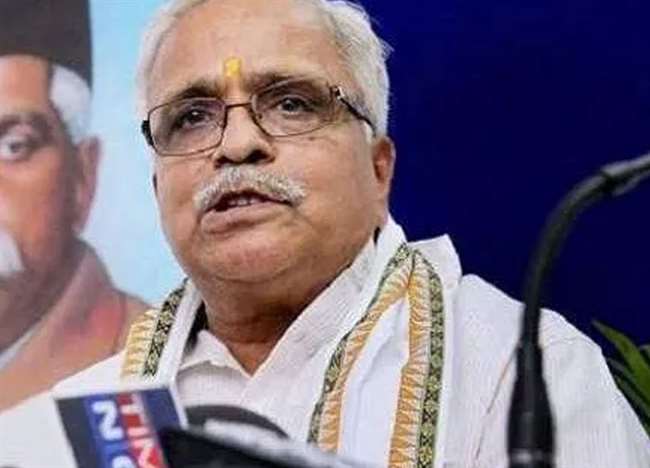 RSS के सरकार्यवाह भैया जी जोशी ने कहा- मंदिर निर्माण आंदोलन का आरंभ है, अंत नहीं