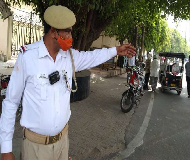 illegal recovery accident case 50 new home guards will be posted in the traffic police in moradabad next month training continues
