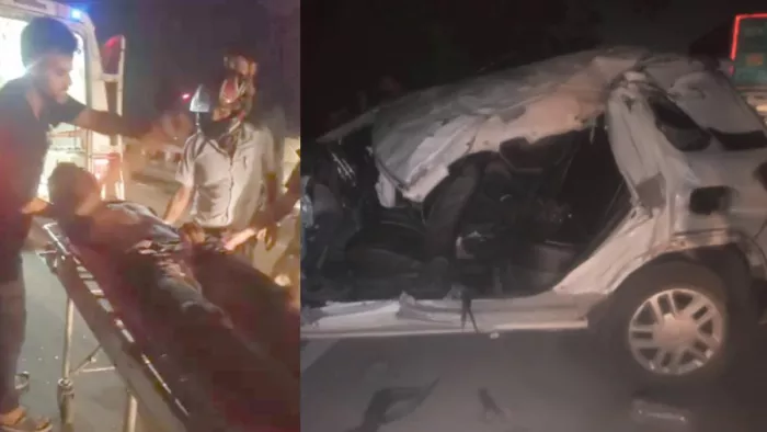ट्रैक्टर ट्राली से कार की टक्कर में गुरुकुल के एक की मौत व 3 घायल