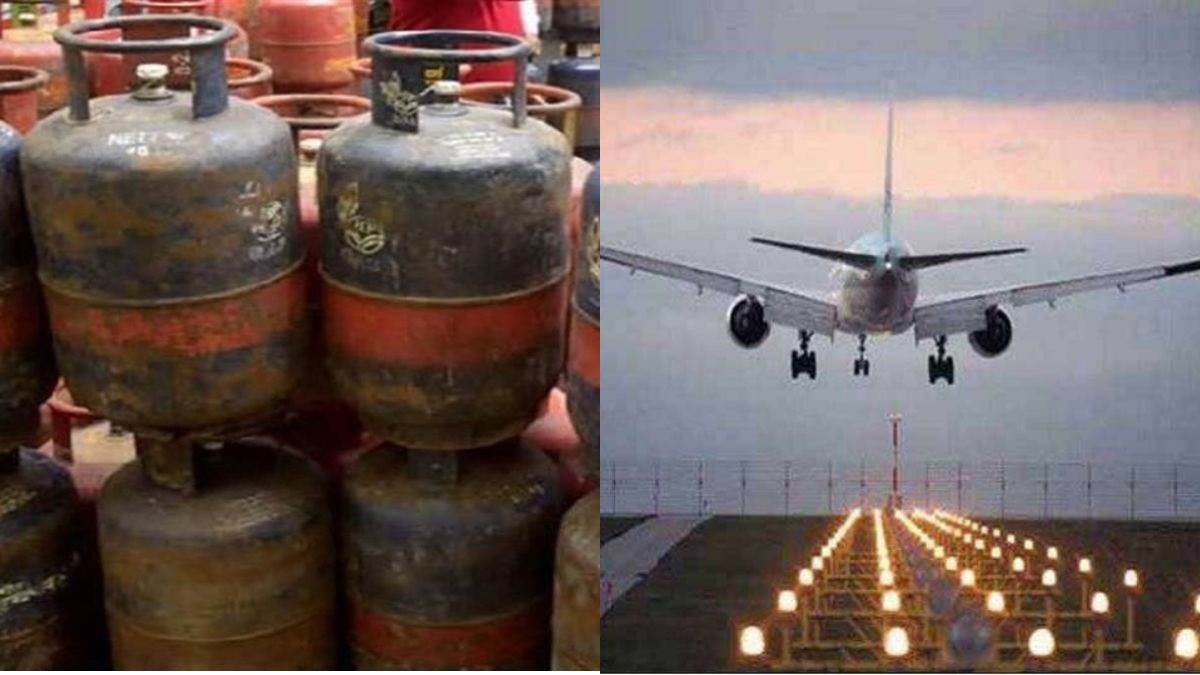 commercial lpg cylinder price cut by 100 rupees and atf price hike by over 8 percent by central govt