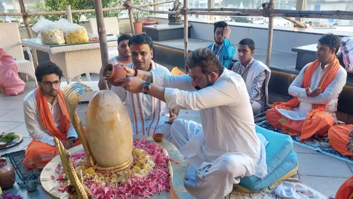 Sanjay Dutt Shiv pooja Photo Credit Instagram