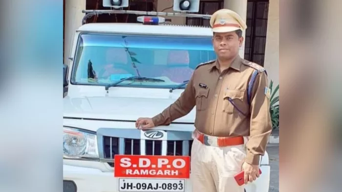 झारखंड पुलिस के डीएसपी किशोर कुमार रजक। फोटो- जागरण
