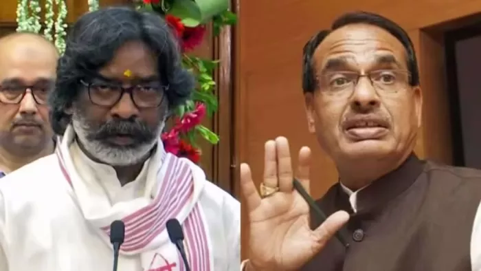 मुख्यमंत्री हेमंत सोरेन और केंद्रीय कृषि मंत्री शिवराज सिंह चौहान। फाइल फोटो