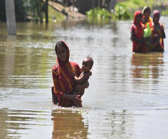असम के 22 जिलों में बाढ़ से 5.74 लाख लोग प्रभावित