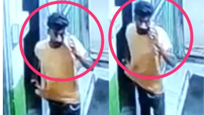 आरा में कोर्ट में सरेंडर करने वाला आरोपित गौतम का फुटेज