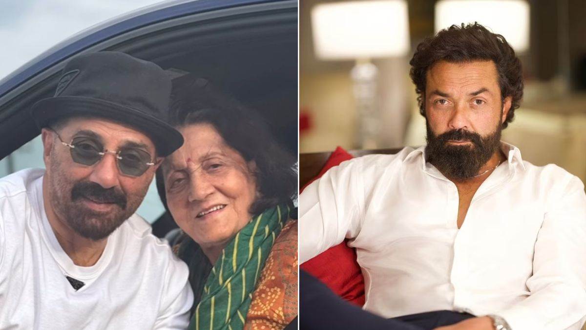 sunny deol bobby deol both brother celebrates their mother prakash kaur birthday
