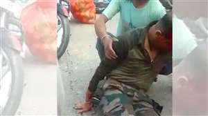 Accident in Saharanpur सहारनपुर के देवबंद में सड़क हादसे में सेना के जवान घायल हो गए।