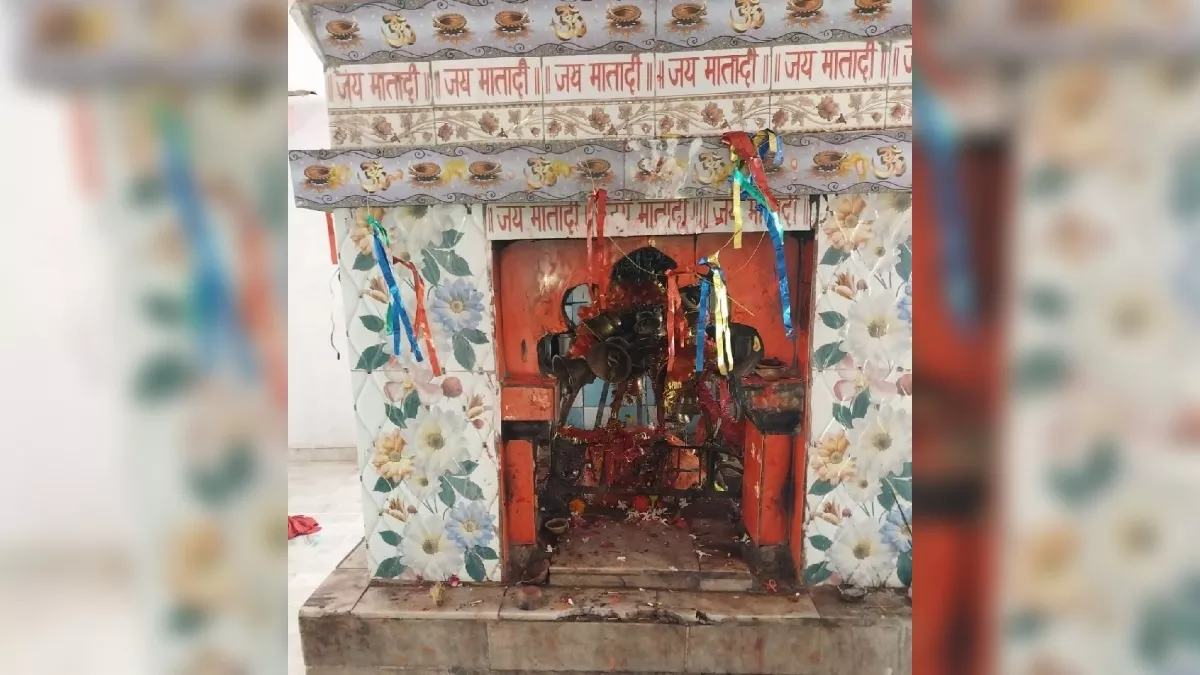 Navratri 2022 बिधनू के मझावन गांव में स्थित बागेश्वरी मंदिर।