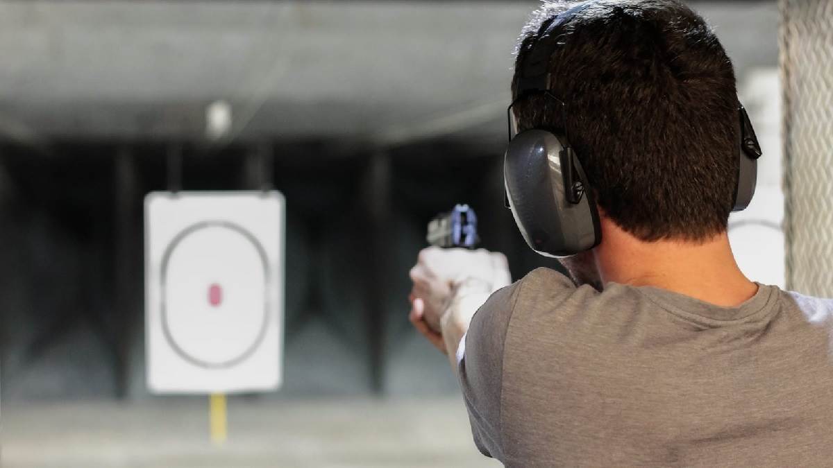 kanpur police stf will be proficient in shooting in computerized tubular firing range kanpur