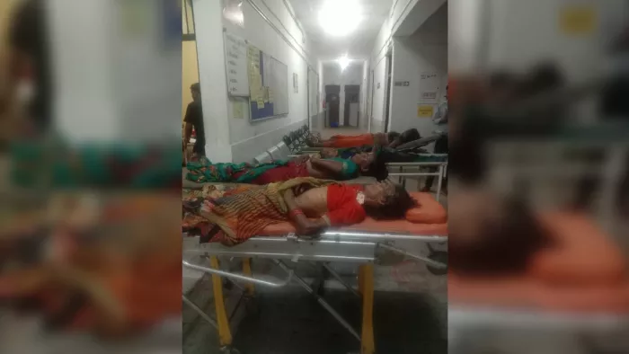 Kanpur Big Accident कानपुर के घाटमपुर में हादसे से मची चीखपुकार।