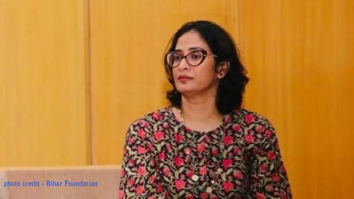 बिहार में तैनात सीनियर आइएएस अफसर वंदना प्रेयसी। फोटो : साभार बिहार फाउंडेशन