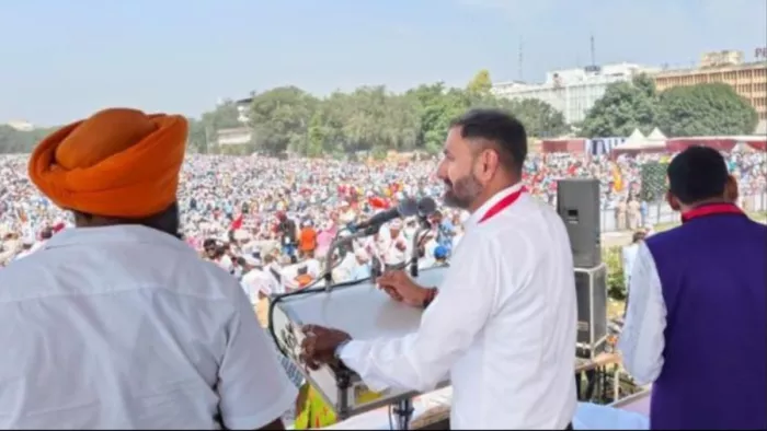हरियाणा के कर्मचारियों ने दिल्ली में बनाया पुरानी पेंशन योजना बहाली का दबाव
