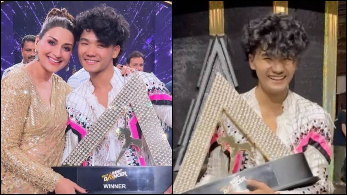 samarpan lama became indias best dancer 3 winner he won 15 lakh prize money with trophy
