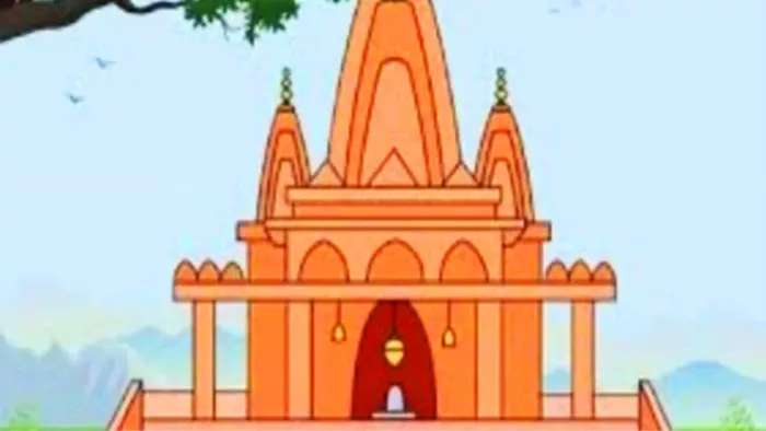 पुरातन मंदिर की जमीन पर कब्जे की कोशिश (कॉन्सेप्ट इमेज)।