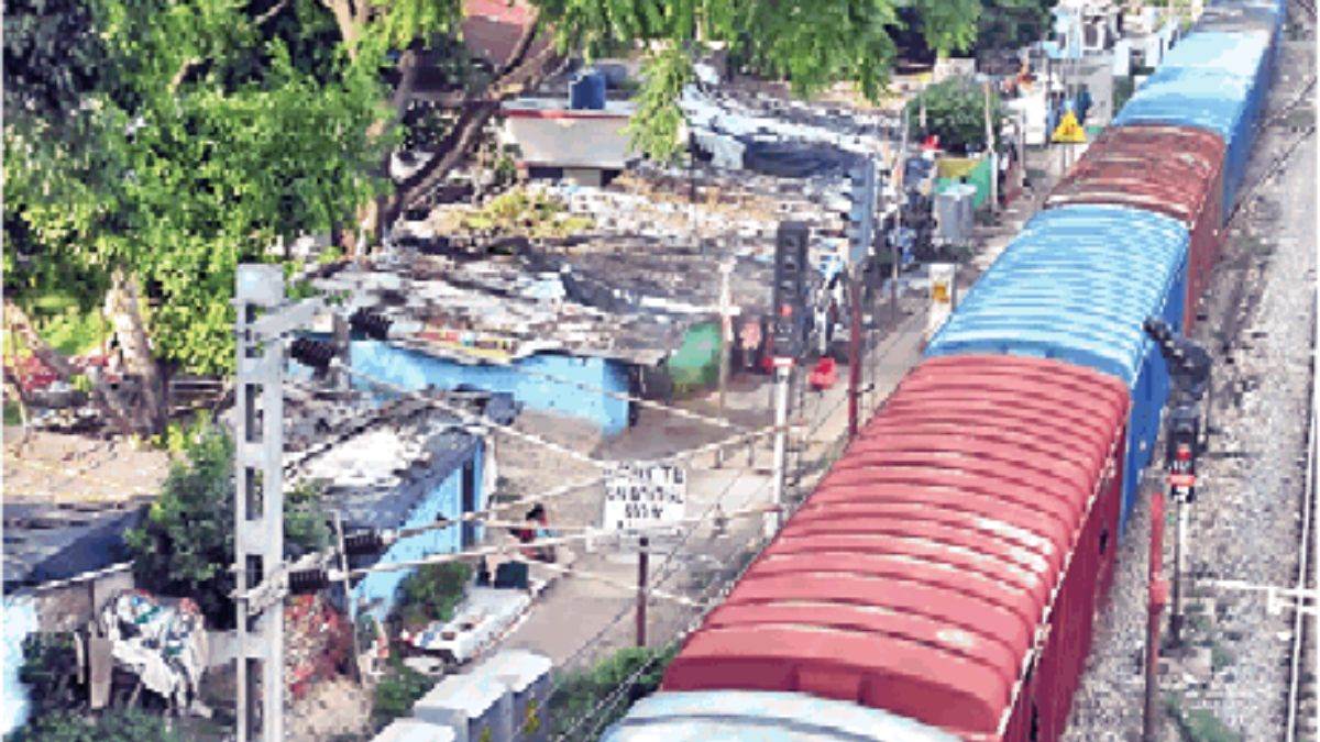 kanpur news railways identify 80 illegal settlements along tracks plans removal and rehabilitation