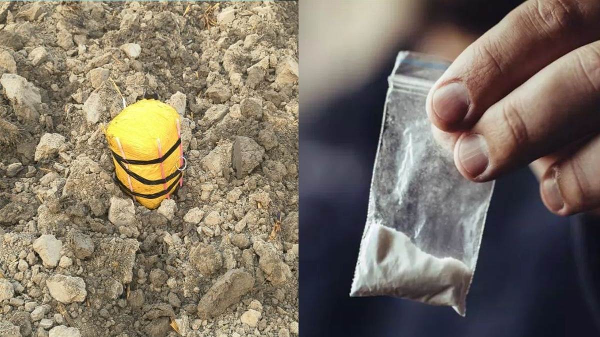 bsf seizes ice drug drone and heroin in amritsar foils smuggling attempt pakistani drug dealers