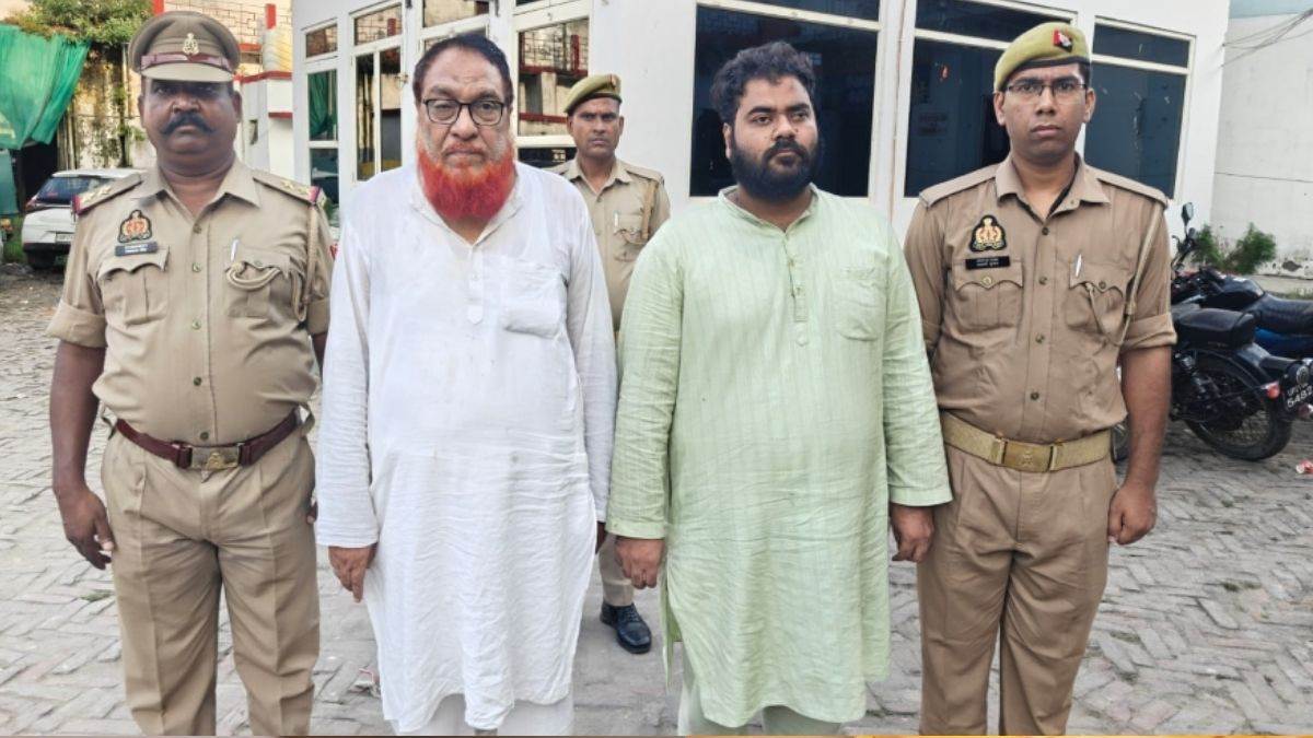 bareilly city news imc leader and son arrested for provocative posts