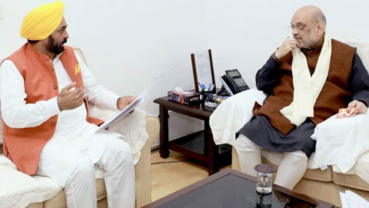 punjab cm bhagwant mann told amit shah says 1600 crore is like a drop in the ocean home minister respond